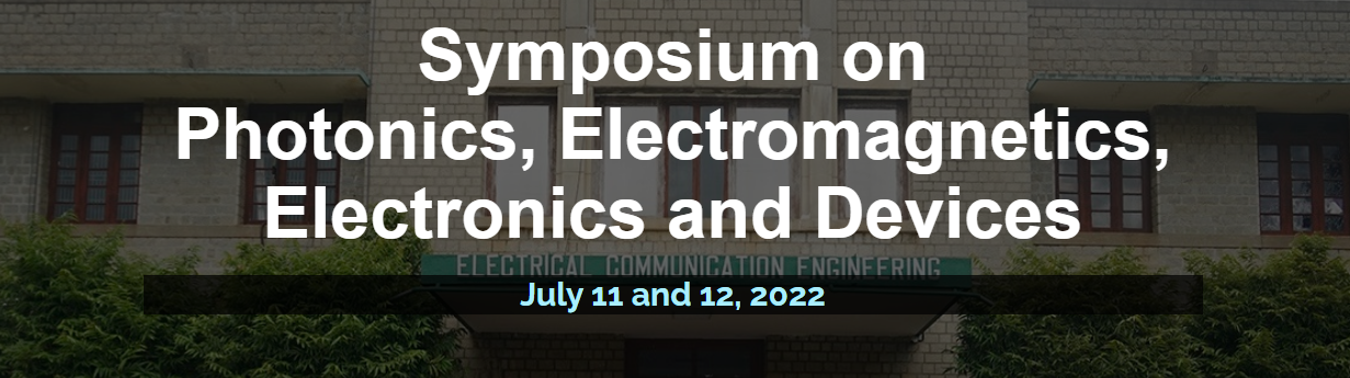 SPEED-2022  Symposium on Photonics, Electromagnetics, Electronics and Devices