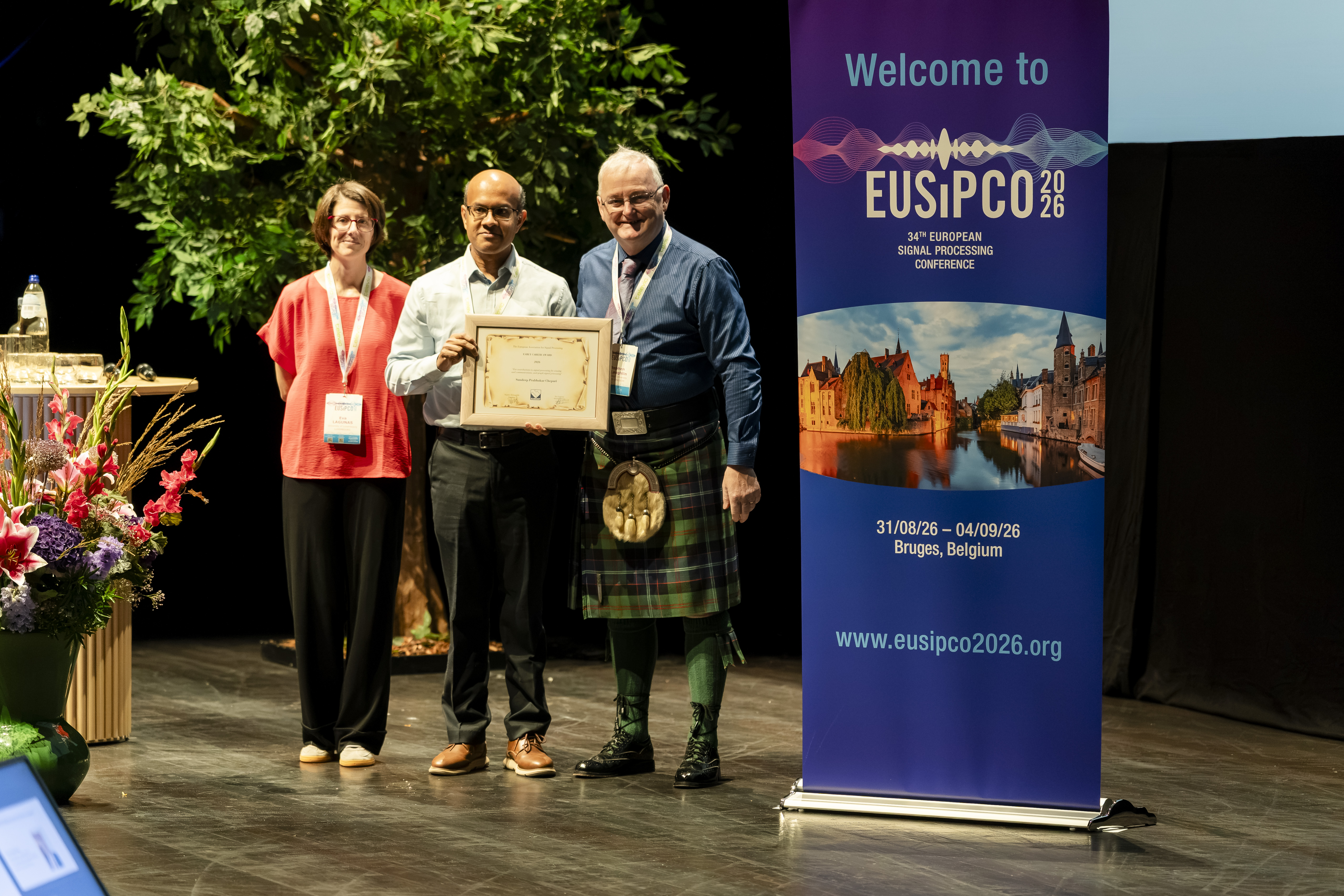 Sundeep's EURASIP Early Career Award 2026