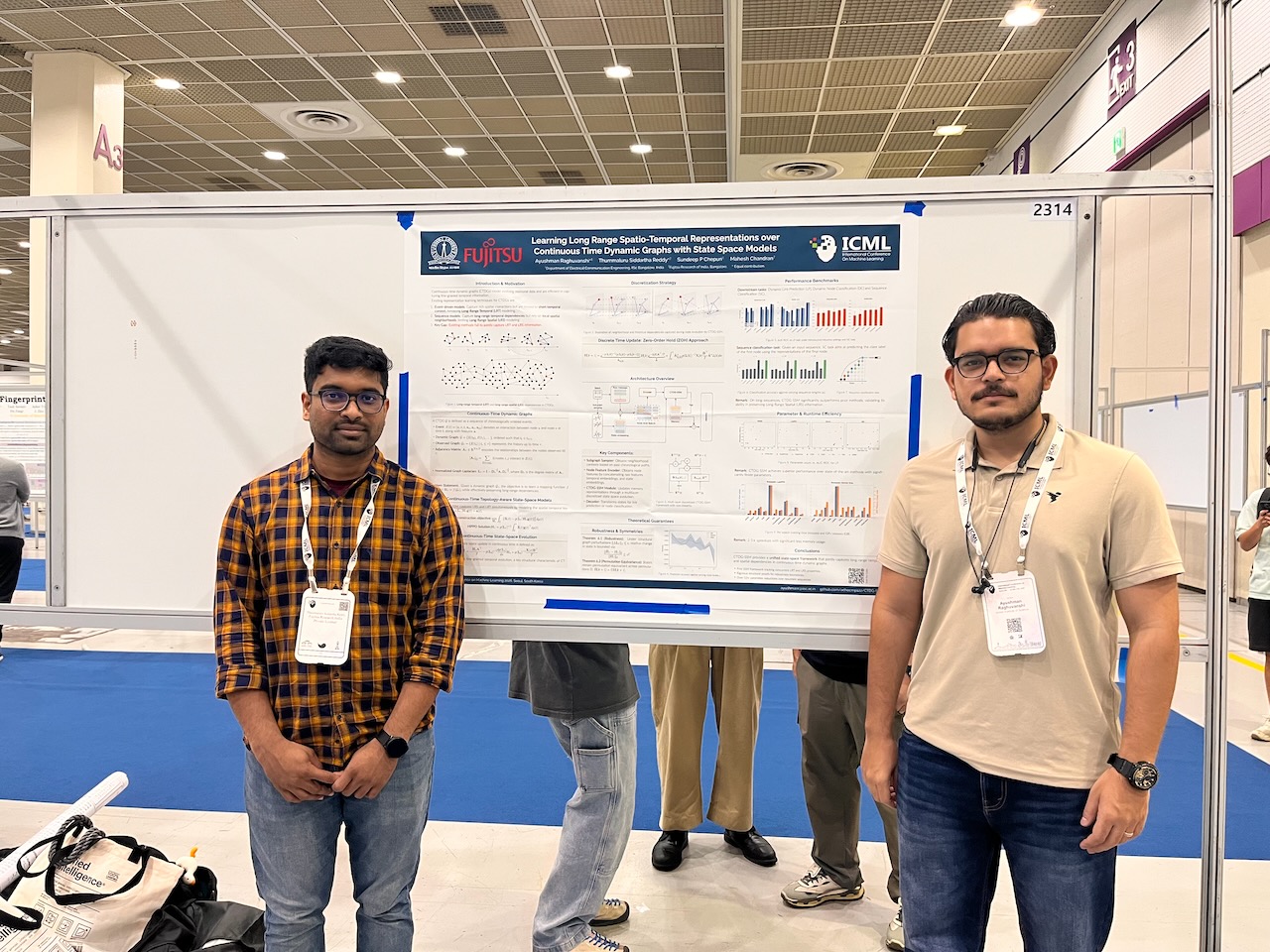 Ayushman and Siddarth at ICML 2026