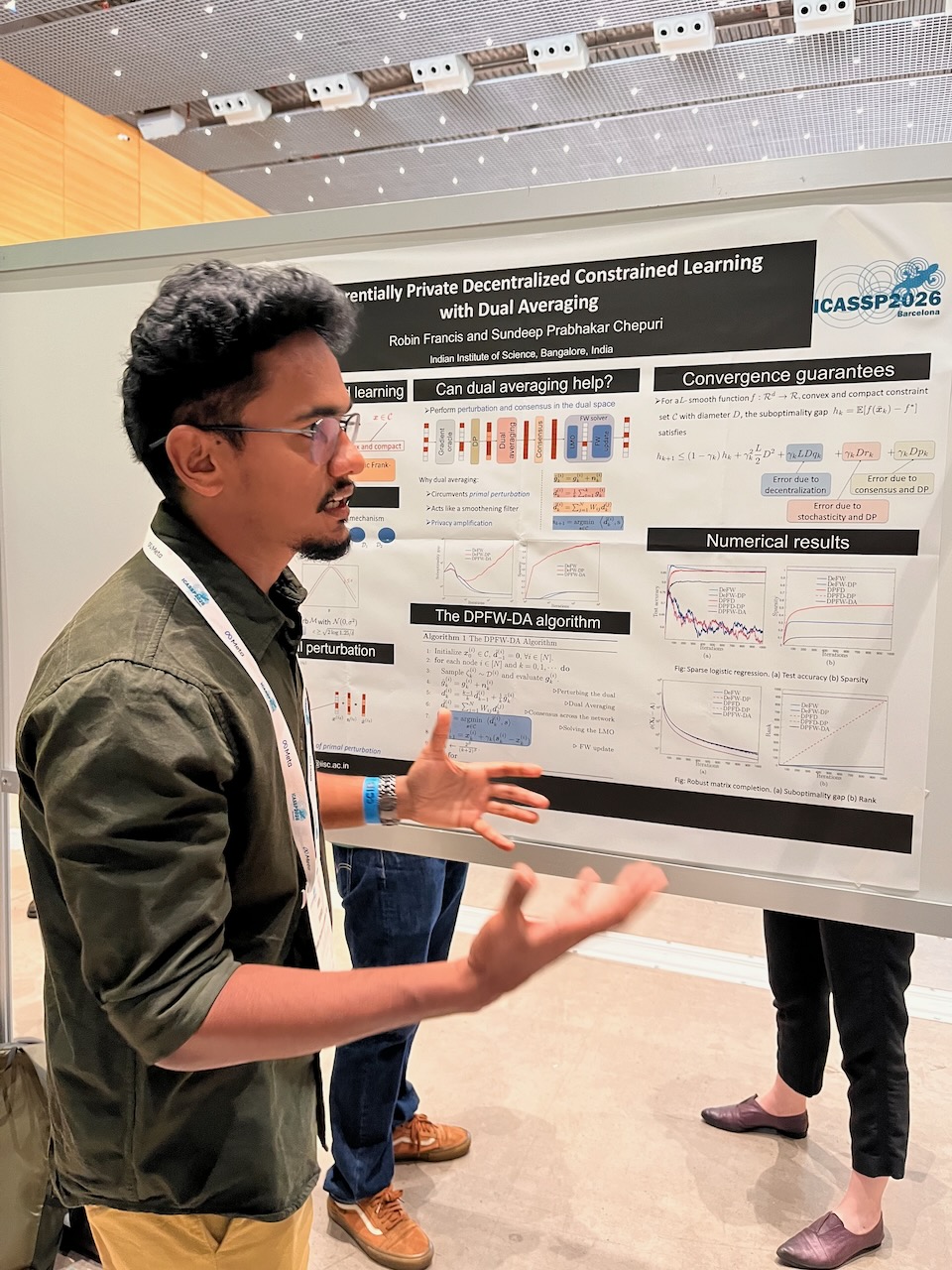 Robin's presentation at ICASSP 2026